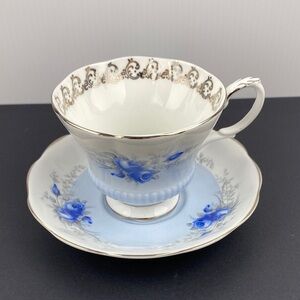 Royal Albert Starlight Teacup and Saucer Set Rose Marie Series